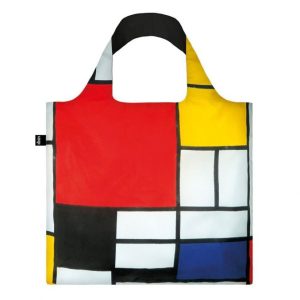 Piet Mondrian Composition Foldable Shopping Bag - Loqi