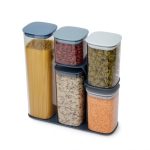 Podium™ Sky Storage Container Set and Stand 5 Pieces - Joseph Joseph