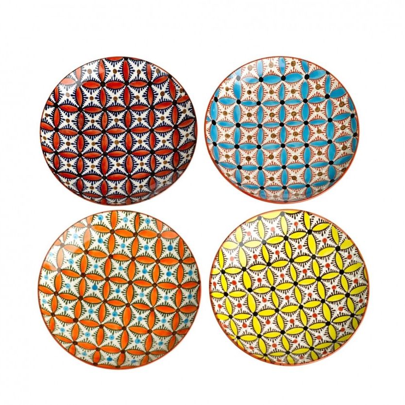 Colour Hippy Plates (Set of 4) - pols potten
