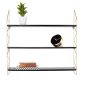 Zig Zag Wall Rack (Gold) - Present Time