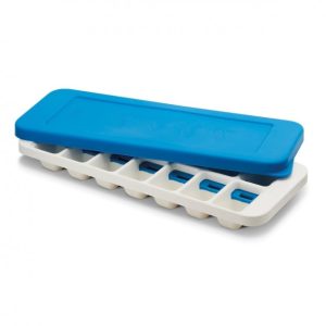 QuickSnap™ Plus Easy-Release Ice Cube Tray with Lid (White / Blue) - Joseph Joseph