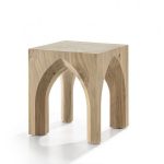 Notre Dame Stool & Side Table (Scented Cedar Wood) - Riva 1920