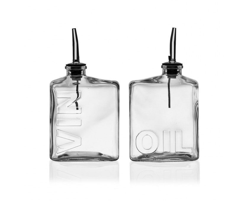 Set of Glass Oil and Vinegar Bottles - Versa
