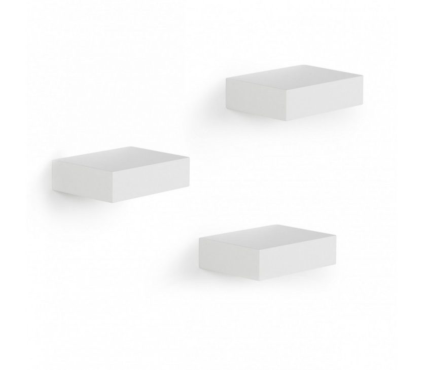 Showcase Shelves Set of 3 (White) - Umbra