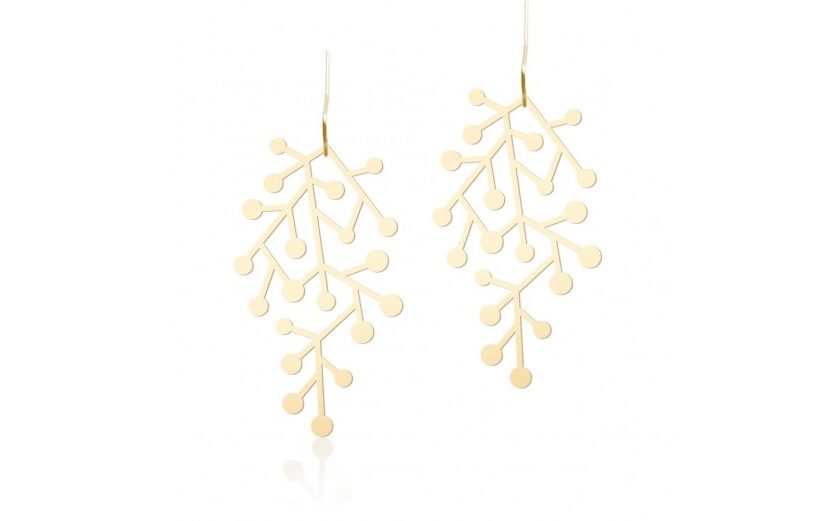 Snow Days Earrings S (Gold) - Moorigin