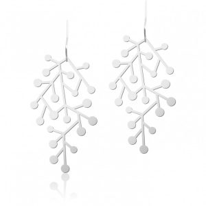 Snow Days Earrings S (Silver) - Moorigin