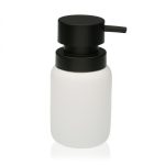Soap Dispenser White & Black (Resin) - Versa