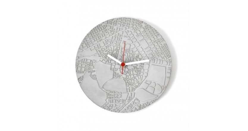 Space & Time Concrete Clock (Grey) - A Future Perfect