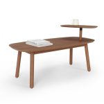 Swivo Coffee Table (Light Walnut) - Umbra