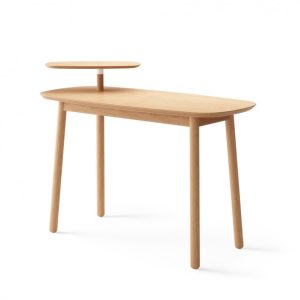 Swivo Desk (Natural Wood) - Umbra