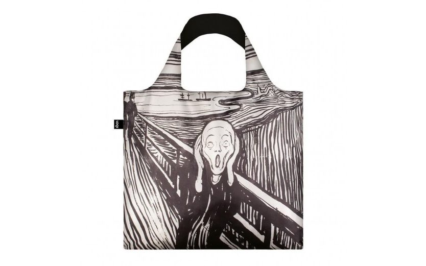 The Scream by Edvard Munch Foldable Shopping Bag - Loqi