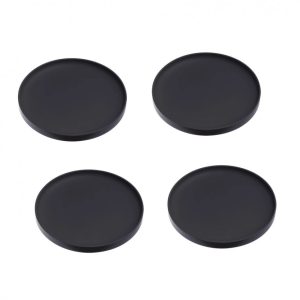 Tower Silicone Black Coasters (Set of 4) - Yamazaki