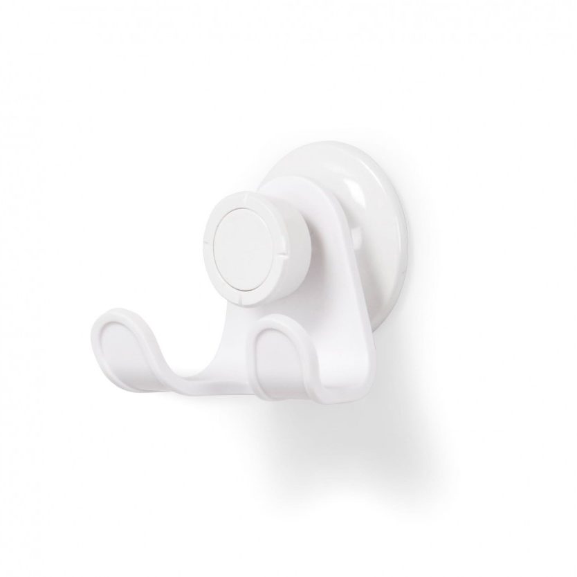 Flex Gel Lock Suction Double Hook (White) - Umbra