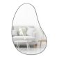 Hubba Pebble Wall Mirror 92 x 61 cm (Metallic Titanium) - Umbra