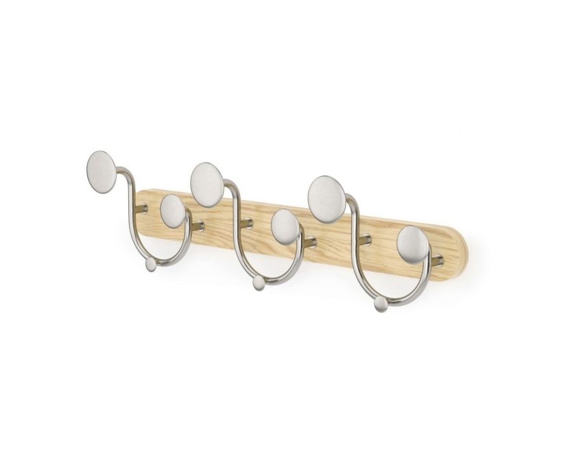 Melody 9 Wall Hook (Natural / Nickel) - Umbra