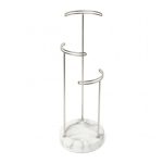 Tesora Jewelry Stand (White / Nickel) - Umbra