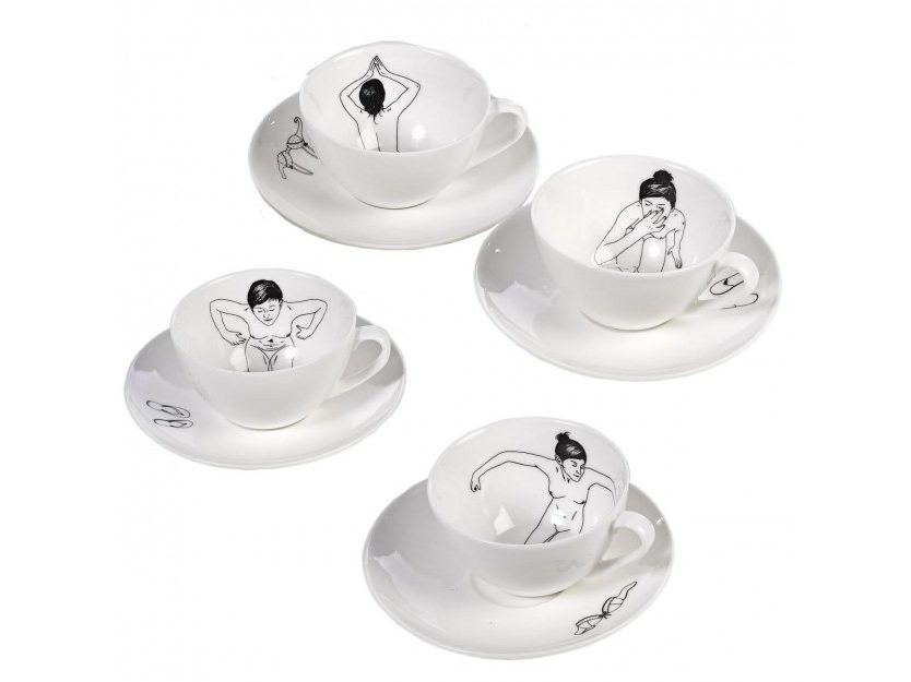 Undressed Tea Set of 4 - pols potten