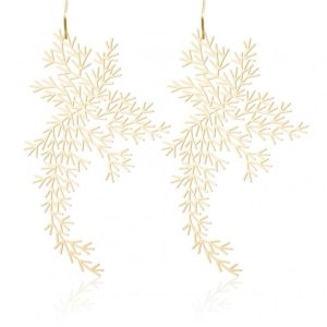 Waterweeds Earrings M (Gold) - Moorigin