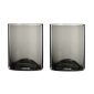 WAVE Set of 2 Drinking Glasses 300ml (Smoke) - Blomus