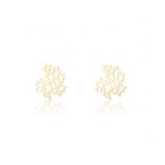 Weathered Rock Earrings XS (Gold) - Moorigin