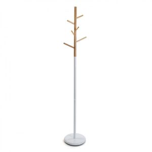 White Tree Coat Rack (Metal / Wood) - Versa
